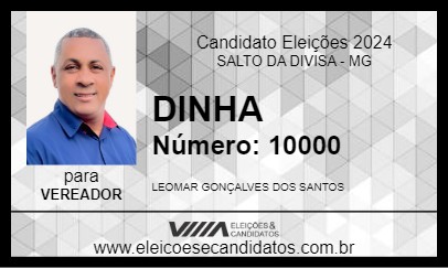 Candidato DINHA 2024 - SALTO DA DIVISA - Eleições