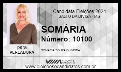 Candidato SOMÁRIA 2024 - SALTO DA DIVISA - Eleições