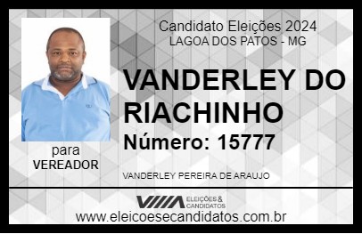 Candidato VANDERLEY DO RIACHINHO 2024 - LAGOA DOS PATOS - Eleições