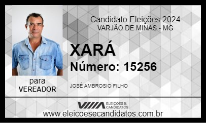 Candidato XARÁ 2024 - VARJÃO DE MINAS - Eleições