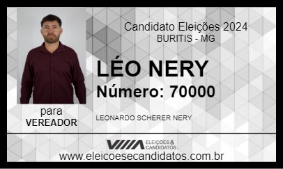 Candidato LÉO NERY 2024 - BURITIS - Eleições