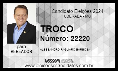 Candidato TROCO 2024 - UBERABA - Eleições