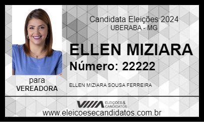 Candidato ELLEN MIZIARA 2024 - UBERABA - Eleições