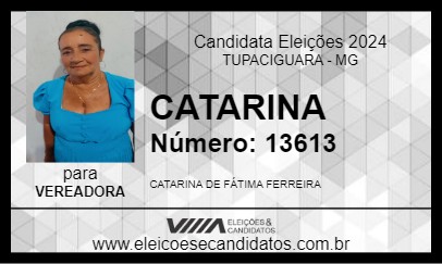 Candidato CATARINA 2024 - TUPACIGUARA - Eleições