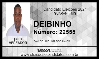 Candidato DEIBINHO 2024 - GUARANI - Eleições