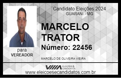 Candidato MARCELO TRATOR 2024 - GUARANI - Eleições