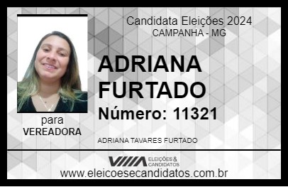 Candidato ADRIANA FURTADO 2024 - CAMPANHA - Eleições