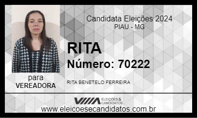 Candidato RITA 2024 - PIAU - Eleições