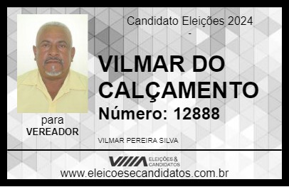 Candidato VILMAR DO CALÇAMENTO 2024 - SANTO ANTÔNIO DO JACINTO - Eleições