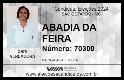 Candidato ABADIA DA FEIRA 2024 - SÃO GOTARDO - Eleições