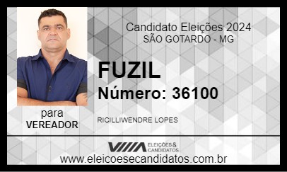 Candidato FUZIL 2024 - SÃO GOTARDO - Eleições