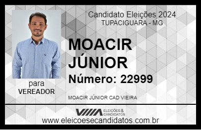 Candidato MOACIR JÚNIOR  2024 - TUPACIGUARA - Eleições