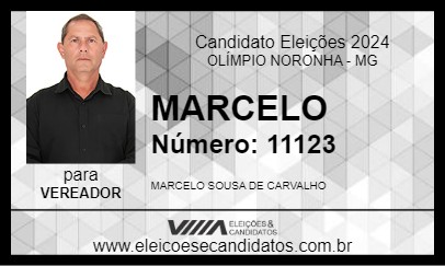 Candidato MARCELO 2024 - OLÍMPIO NORONHA - Eleições