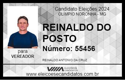 Candidato REINALDO DO POSTO 2024 - OLÍMPIO NORONHA - Eleições