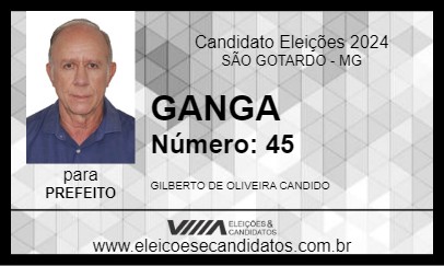 Candidato GANGA 2024 - SÃO GOTARDO - Eleições