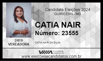 Candidato CATIA NAIR 2024 - GUIRICEMA - Eleições