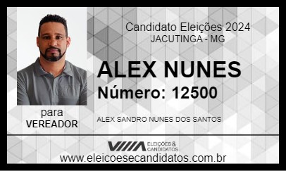 Candidato ALEX NUNES 2024 - JACUTINGA - Eleições