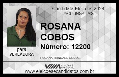 Candidato ROSANA COBOS 2024 - JACUTINGA - Eleições