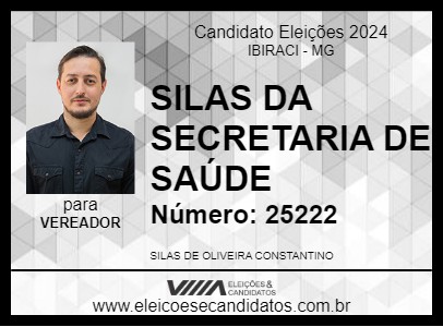 Candidato SILAS DA SAÚDE 2024 - IBIRACI - Eleições