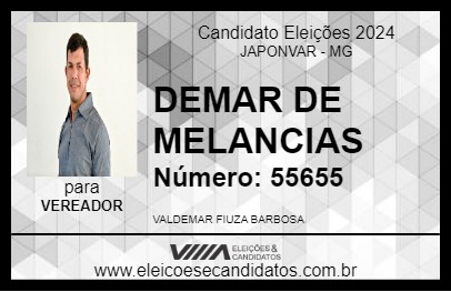 Candidato DEMAR DE MELANCIAS 2024 - JAPONVAR - Eleições