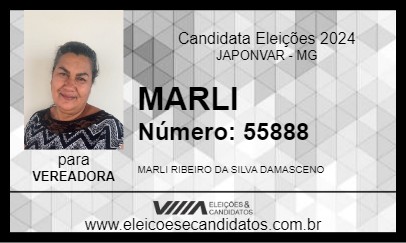 Candidato MARLI 2024 - JAPONVAR - Eleições