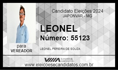 Candidato LEONEL 2024 - JAPONVAR - Eleições