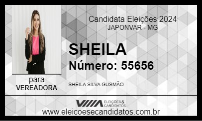 Candidato SHEILA 2024 - JAPONVAR - Eleições