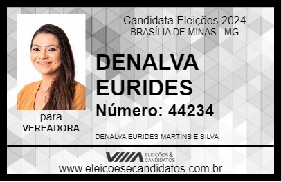 Candidato DENALVA EURIDES 2024 - BRASÍLIA DE MINAS - Eleições