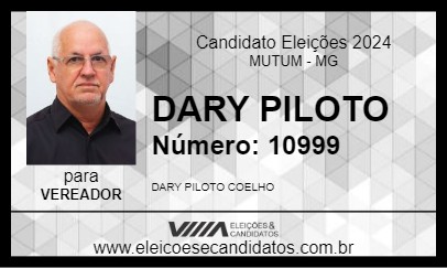 Candidato DARY PILOTO 2024 - MUTUM - Eleições