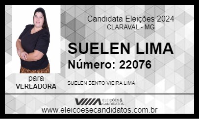 Candidato SUELEN LIMA 2024 - CLARAVAL - Eleições