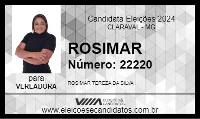 Candidato ROSIMAR 2024 - CLARAVAL - Eleições