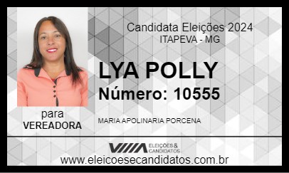 Candidato LYA POLLY 2024 - ITAPEVA - Eleições