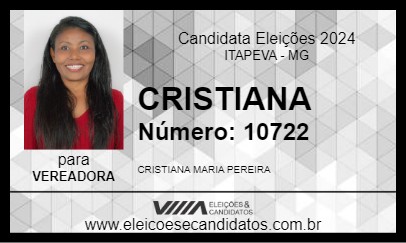 Candidato CRISTIANA 2024 - ITAPEVA - Eleições