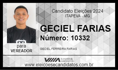 Candidato GECIEL FARIAS 2024 - ITAPEVA - Eleições