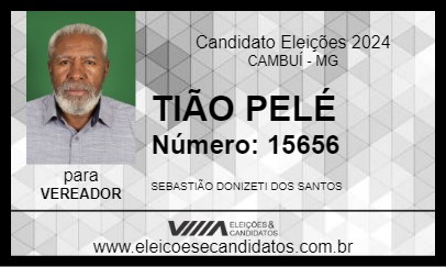 Candidato TIÃO PELÉ 2024 - CAMBUÍ - Eleições