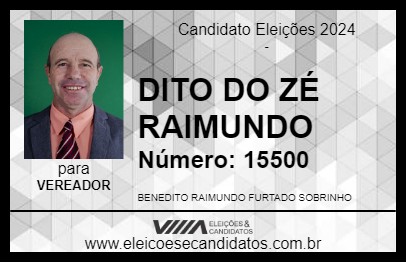 Candidato DITO DO ZÉ RAIMUNDO 2024 - CAMBUÍ - Eleições