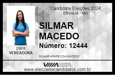 Candidato SILMAR MACEDO 2024 - ERVÁLIA - Eleições