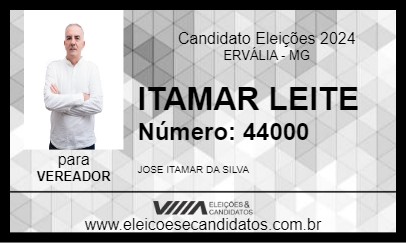 Candidato ITAMAR LEITE 2024 - ERVÁLIA - Eleições