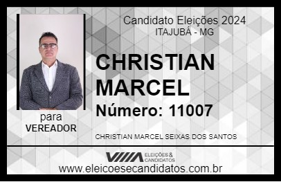 Candidato CHRISTIAN MARCEL  2024 - ITAJUBÁ - Eleições