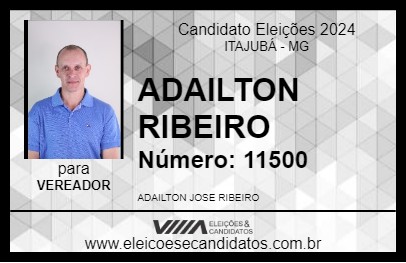 Candidato ADAILTON RIBEIRO  2024 - ITAJUBÁ - Eleições