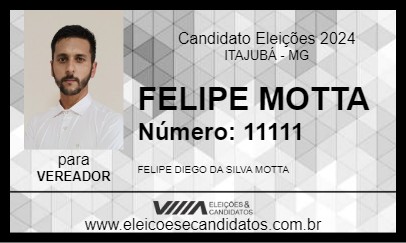 Candidato FELIPE MOTTA  2024 - ITAJUBÁ - Eleições