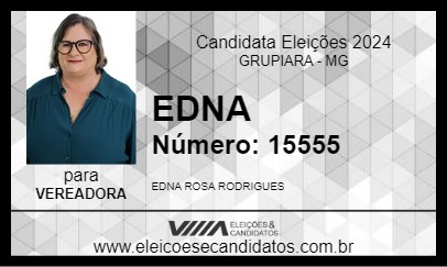 Candidato EDNA 2024 - GRUPIARA - Eleições