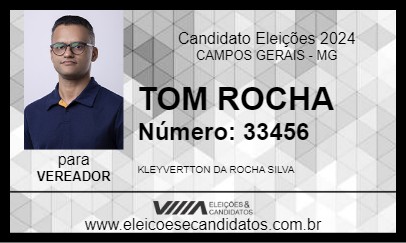 Candidato TOM ROCHA 2024 - CAMPOS GERAIS - Eleições