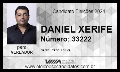 Candidato DANIEL XERIFE 2024 - CAMPOS GERAIS - Eleições