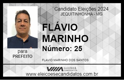 Candidato FLÁVIO MARINHO 2024 - JEQUITINHONHA - Eleições