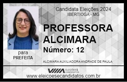 Candidato PROFESSORA ALCIMARA 2024 - IBERTIOGA - Eleições