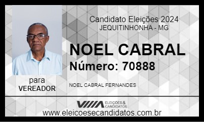 Candidato NOEL CABRAL 2024 - JEQUITINHONHA - Eleições