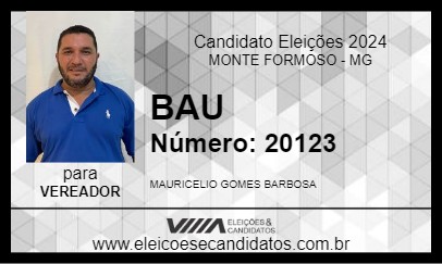 Candidato BAU 2024 - MONTE FORMOSO - Eleições