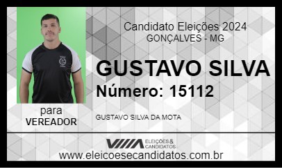 Candidato GUSTAVO SILVA 2024 - GONÇALVES - Eleições