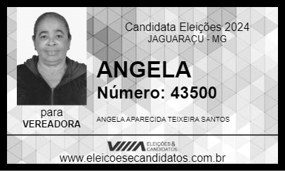 Candidato ANGELA 2024 - JAGUARAÇU - Eleições